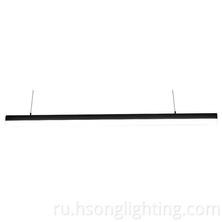 Акриловый подвесный линейный свет 1200 мм 4 -футовый IP33 Светодиодный линейный свет 28 Вт для внутреннего освещения